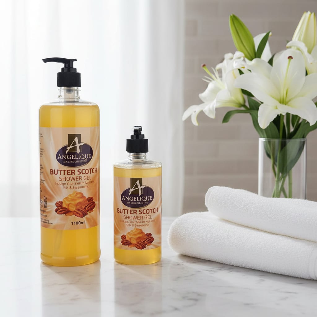 ANGELIQUE BUTTERSCOTCH SHOWER GEL1LITRE 1 Litre 